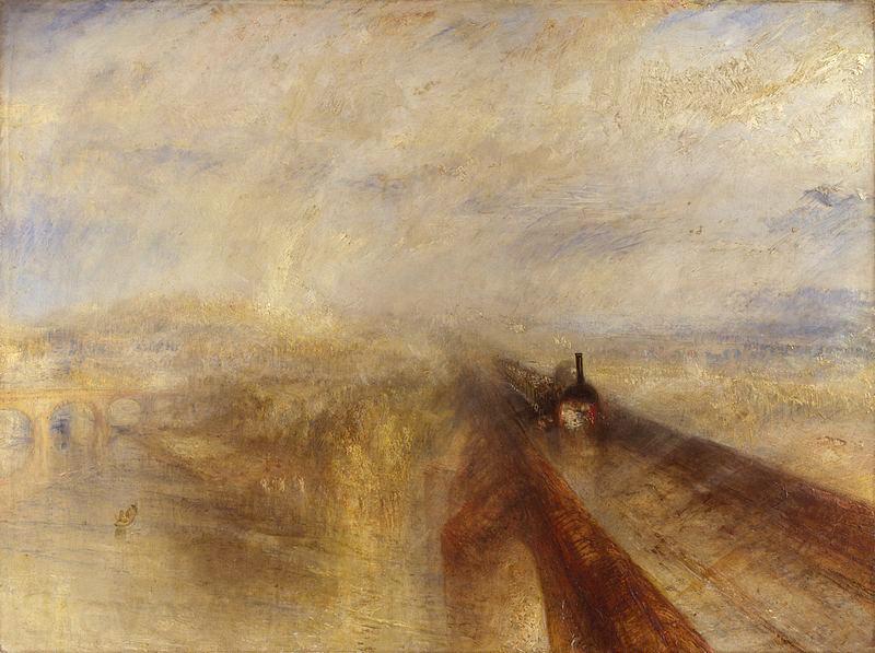 J.M.W. Turner Rain,Steam and Speed-The Great Western Railway (mk09) France oil painting art